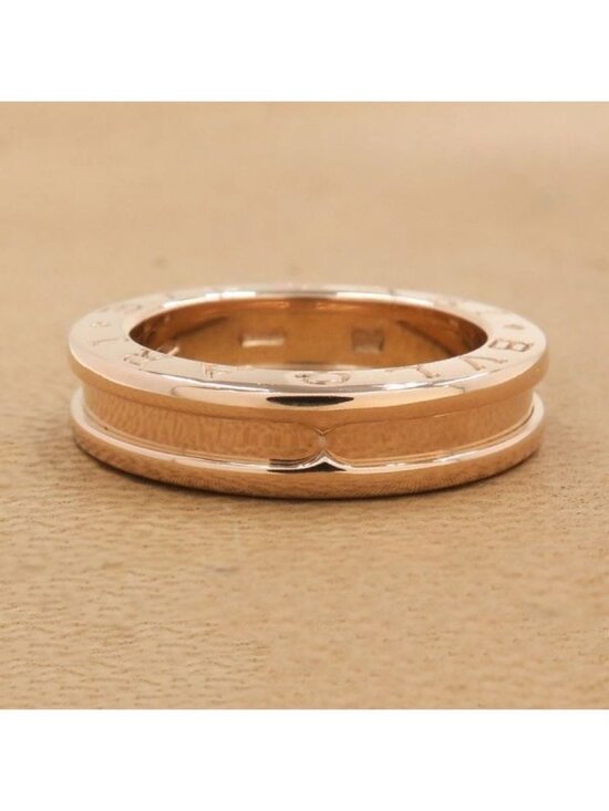 Pre-owned Bvlgari B.Zero1 18K Yellow Gold Band Ring Size  Bvlgari B-zero One Ring Band